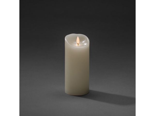 KONSTSMIDE Vaxljus 7,5x17,8cm LED vitt, st