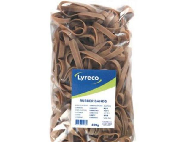 Lyreco Gummiband 125 x 8 mm, st