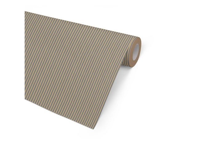 Hedlunds OF SWEDEN Presentpapper 57cmx154m Floating stripe lavender, rulle om 154 m