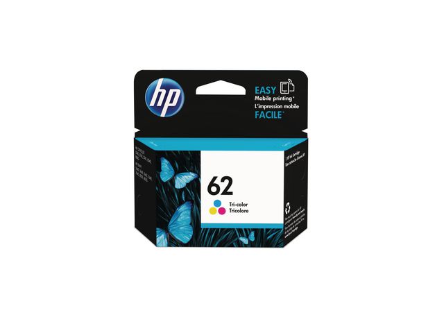 HP Bläckpatron, 62, C2P06AE, tre färger, singelförpackning, st