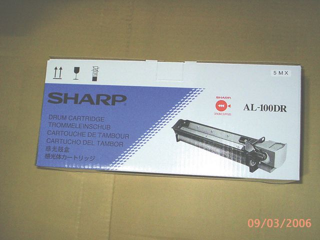 Sharp Trumsats, svart, AL-100DR, st