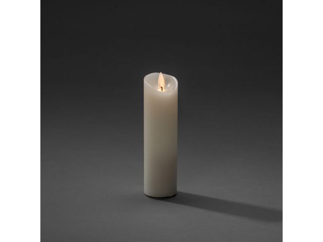 KONSTSMIDE Vaxljus 5x17,8cm LED vitt, st