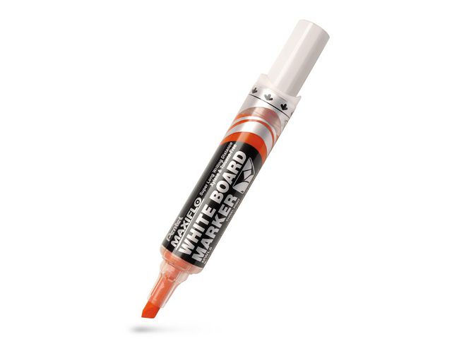 Pentel Whiteboardpenna Maxiflo sned röd, st