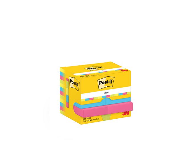 Post-it® Notes Energetic 38x51mm, st