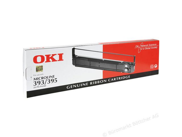 OKI Färgband, svart, 09002311, st