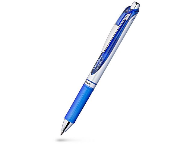 Pentel Gelpenna  Energel 0,7 blå, fp om 12 st