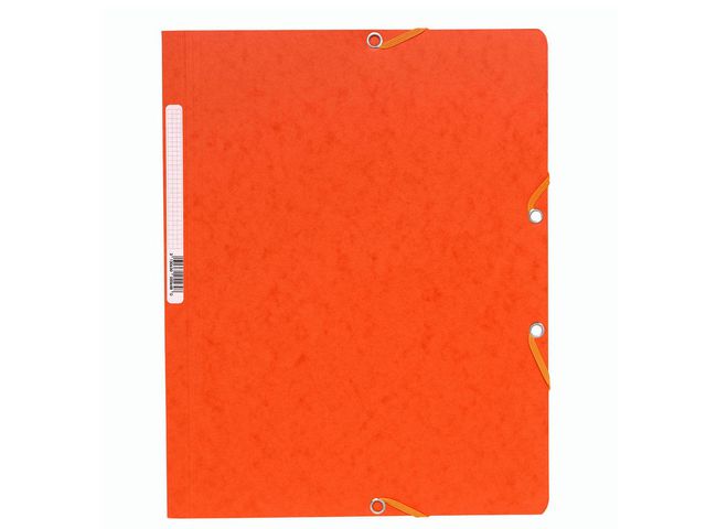 Exacompta Gummibandsmapp  A4 orange, st