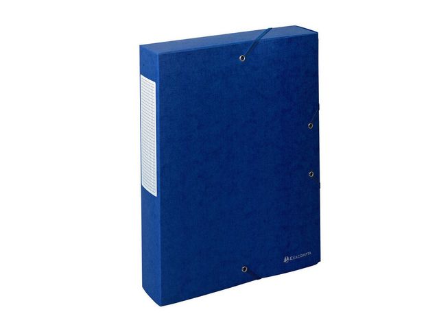 Exacompta Boxmapp Exabox Scotten Nature Future®, A4, 500 ark, 60mm rygg, presspan, blå, st