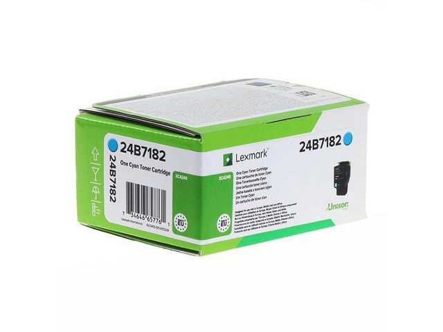 Lexmark Toner 24B7182 6K cyan, st