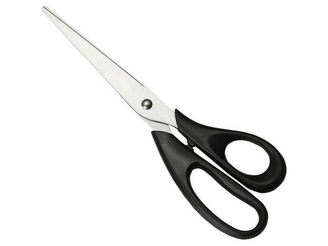 Sax svart återvunnen plast 20,5 cm, st