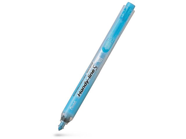 Pentel Överstrykningspenna clicker blå, st