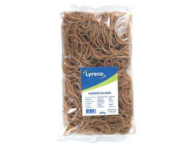 Lyreco Gummiband 90 x 1.5 mm, st