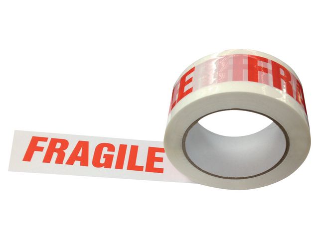 Lyreco Packtejp Fragile PP 50mmx100m 6/FP, fp om 6 st