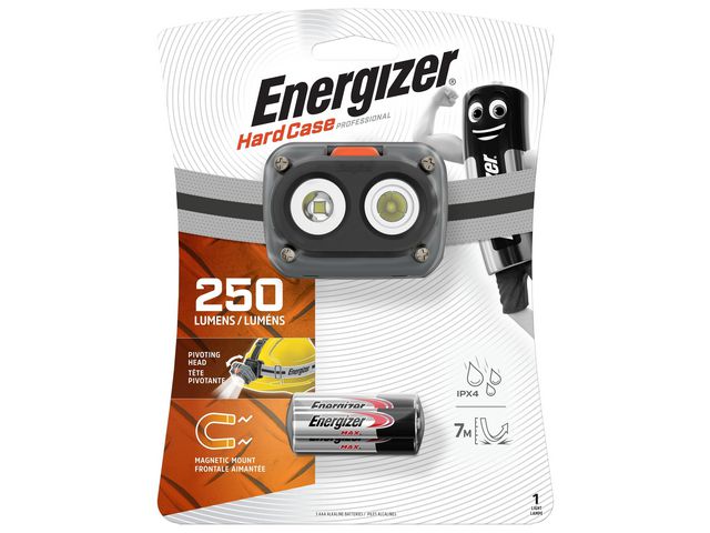 Energizer Hjälmlampa Hardcase Pro 250 lm, st