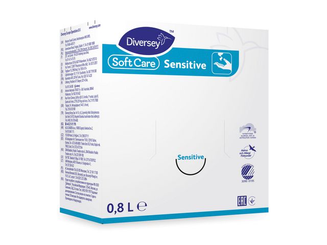 Diversey H22 Sensitive, extra mild handtvål, 800 ml, fp om 6 st