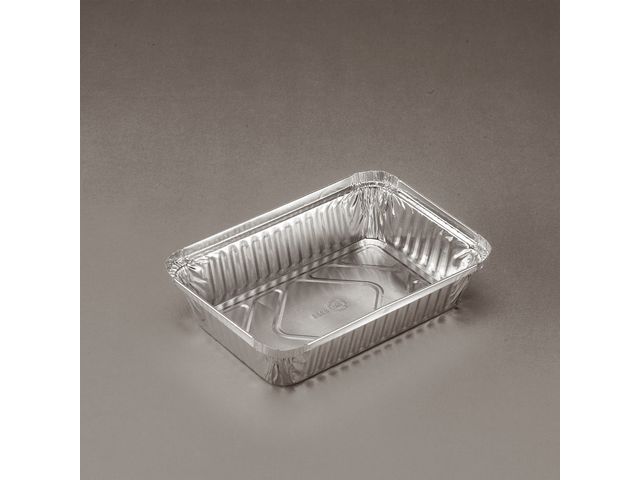 Matbehållare i aluminiumfolie, 890 ml, 207 x 141 mm, fp om 1000 st