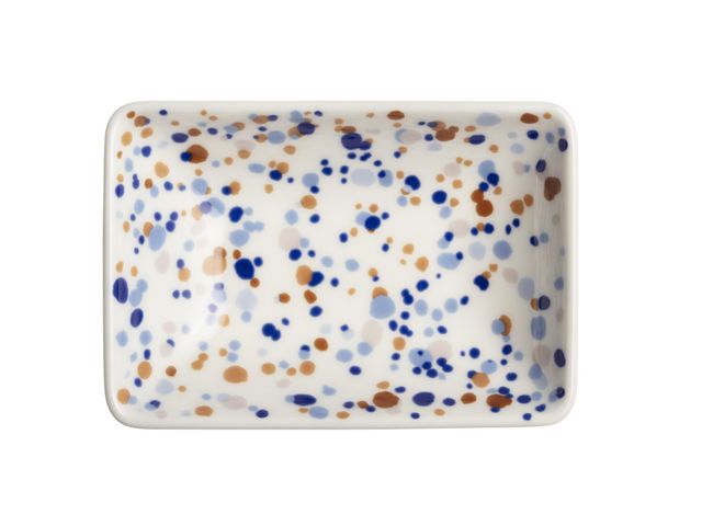 i iittala Tallrik Helle 7x10 blå-brun, st