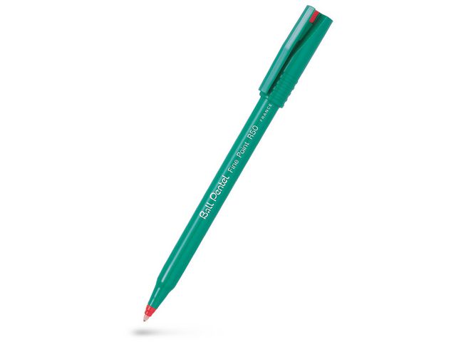 Pentel Bläckkulpenna 0.4 röd, st
