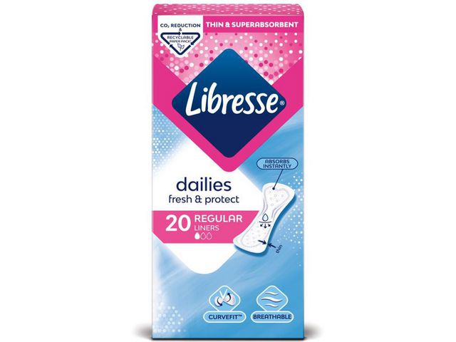 Libresse Trosskydd Regular, fp om 20 st