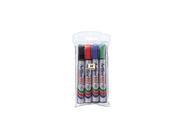 Artline Märkpenna 107 4 färger 4/FP, fp om 4 st