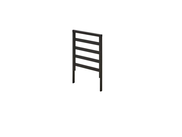 PLUS Blomlåda 48x47x88 svart, st