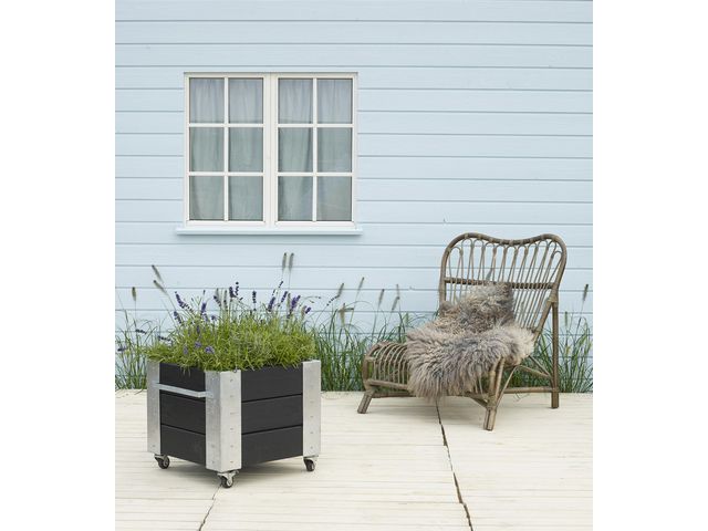 PLUS Blomlåda 50x45x46cm svart, st