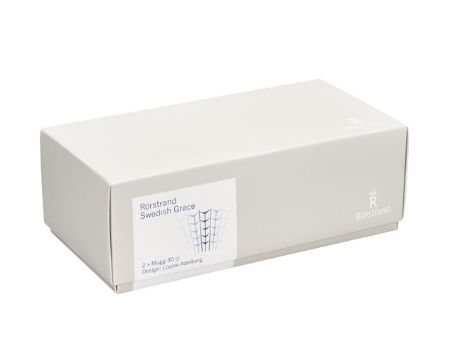 Rörstrand Mugg Swe Grace 30cl snö 2/fp, fp om 2 st