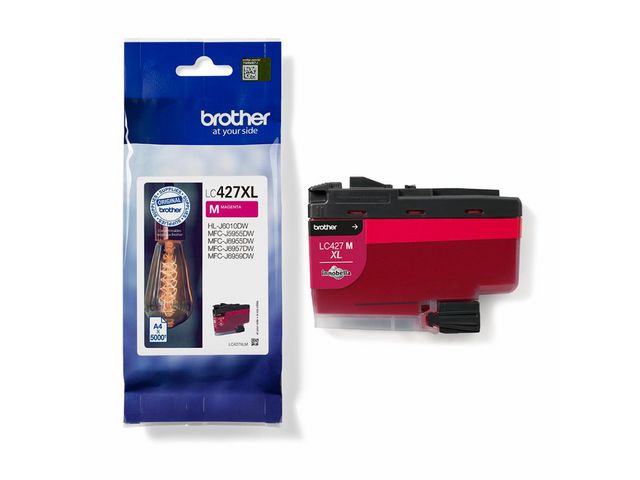 Brother Bläckpatron LC427XLM Magenta, st
