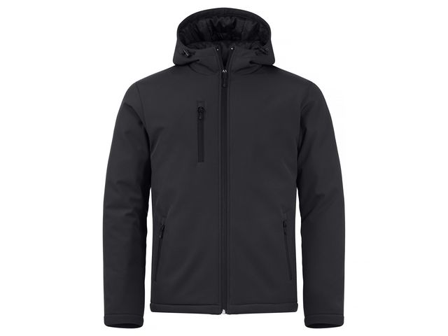 CLIQUE Softshelljacka svart M, st