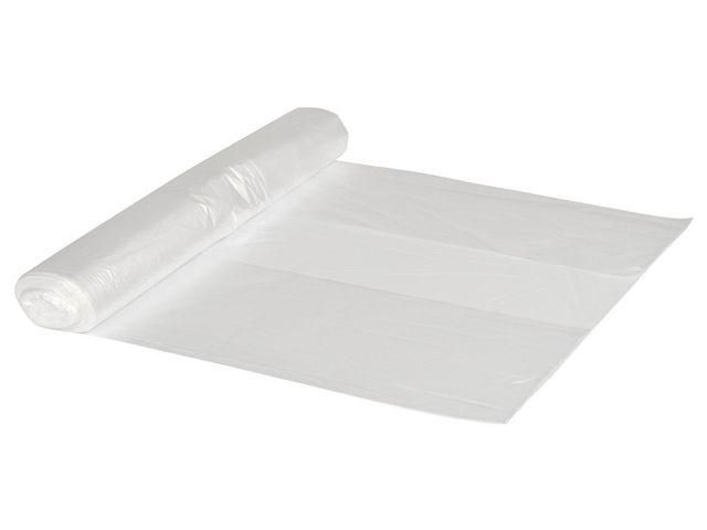 ABENA Papperskorgspåse LDPE 50L 17my transparent, rulle om 40 st