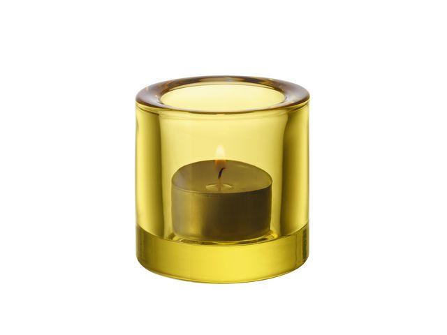 i iittala Ljuslykta Kivi 60 mm citrongul, st