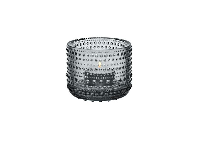 i iittala Kastehelmi ljuslykta 64mm grå, st