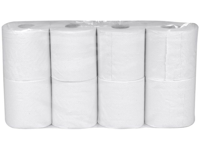 ABENA Toalettpapper 2-lagers vit retur, fp om 64 st