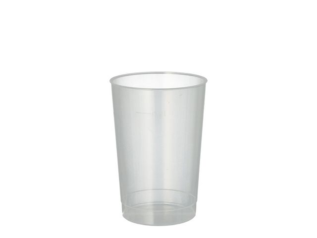 PAPSTAR Plastglas återanvändbara 20cl, fp om 40 st