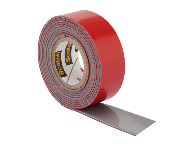 Scotch® Dubbelsidig tejp för montering på flera ytor, Extreme, 19 mm x 1,5 m, rulle om 1.5 m