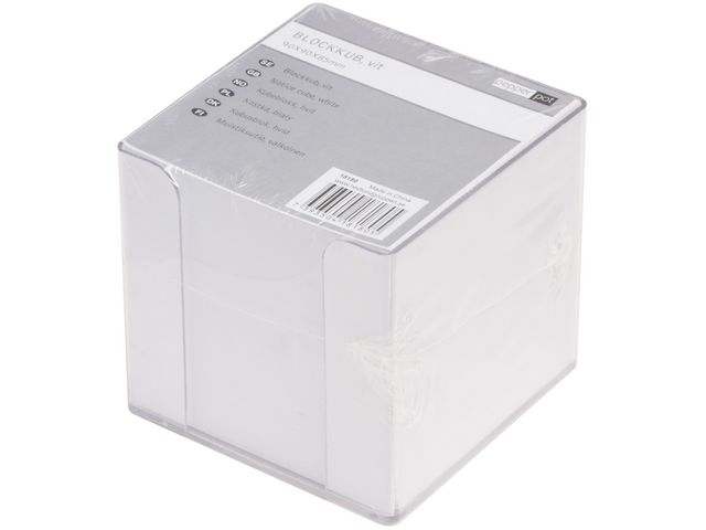 pepper pot Blockkubhåll Pepperpot 90x90mm 850 ark vit, st