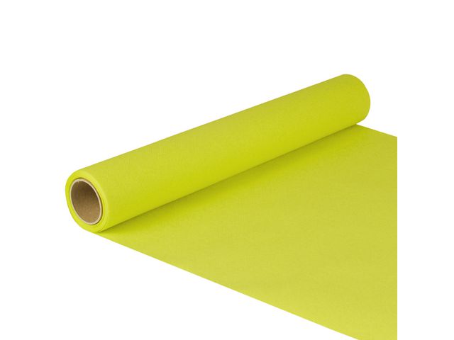 PAPSTAR Bordslöpare 0,4x5 m limegrön, rulle om 5 m