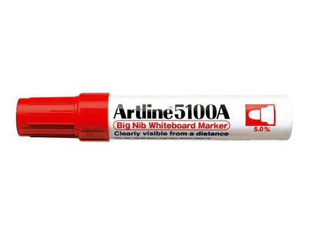Artline Whiteboardpenna 5100A BIG röd, st
