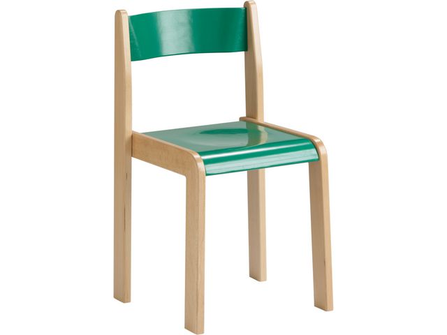 Barnstol Kulör, sitthöjd 30cm, Grön, st