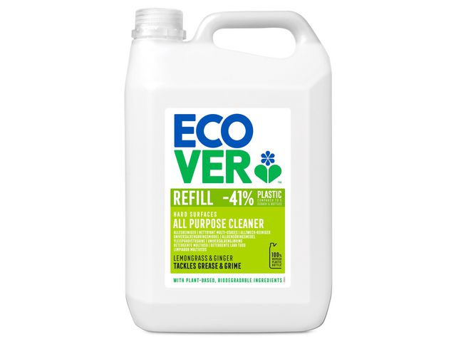 Ecover Allrengöringsmedel, flytande koncentrat, citron, gul, 5l, flaska om 5 l