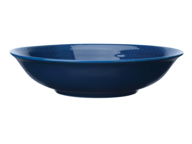 Rörstrand Tallrik Swedish Grace djup 19cm midnatt, st