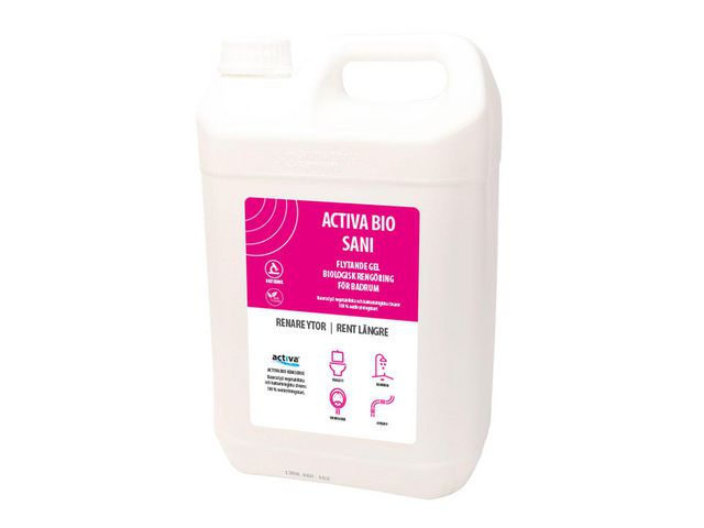 Activa Sanitetsrengöring BIO Sani 5l, flaska om 5 l