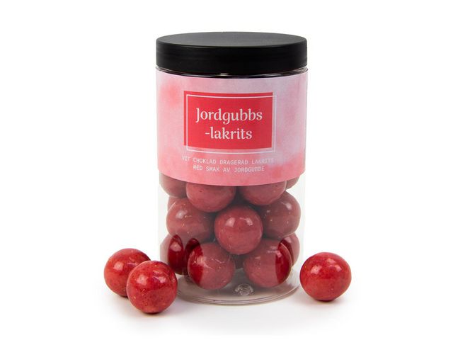 KARAMELLO Konfekt jordgubb/lakrits 250g, st