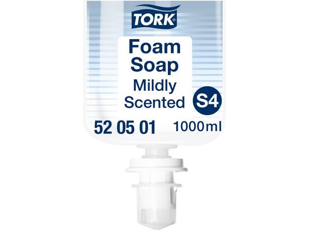 Tork Skumtvål S4 Mild Handtvätt 1L, flaska om 1 l