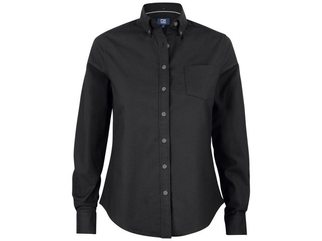 CUTTER & BUCK Skjorta Hansville dam svart XS, st