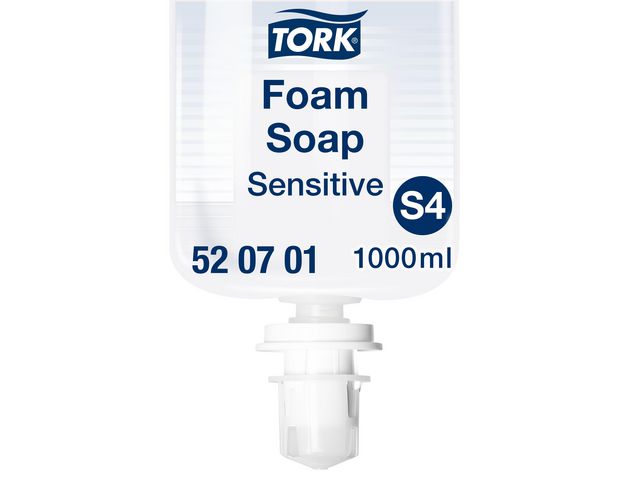 Tork Skumtvål S4 Sensitive Handtvätt 1L, flaska om 1000 ml