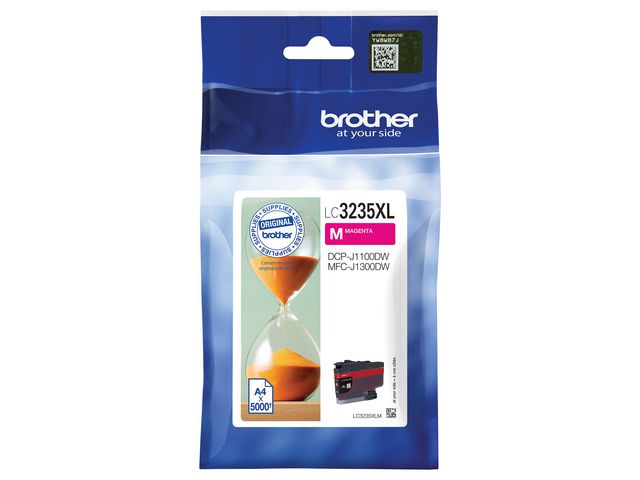Brother Bläckpatron LC3235XLM Magenta, st