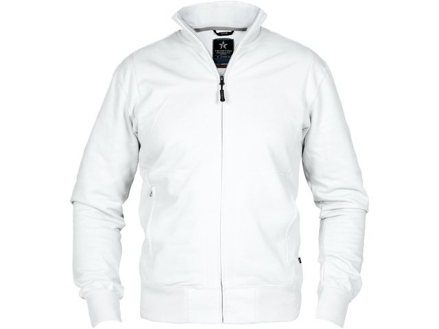 TEXSTAR Sweatjacka HC04 vit L, st