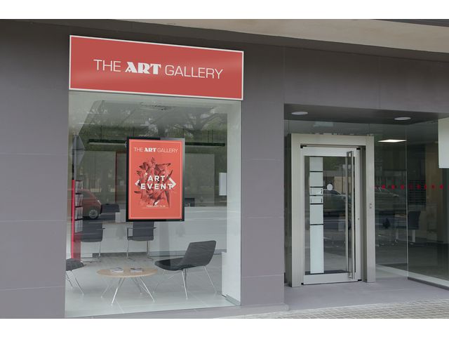 Durable Inforam POSTER 70x100 svart, st