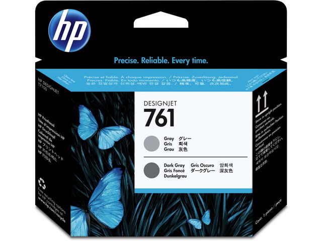 HP Skrivhuvud CH647A 761 Grå/Mörkgrå, st